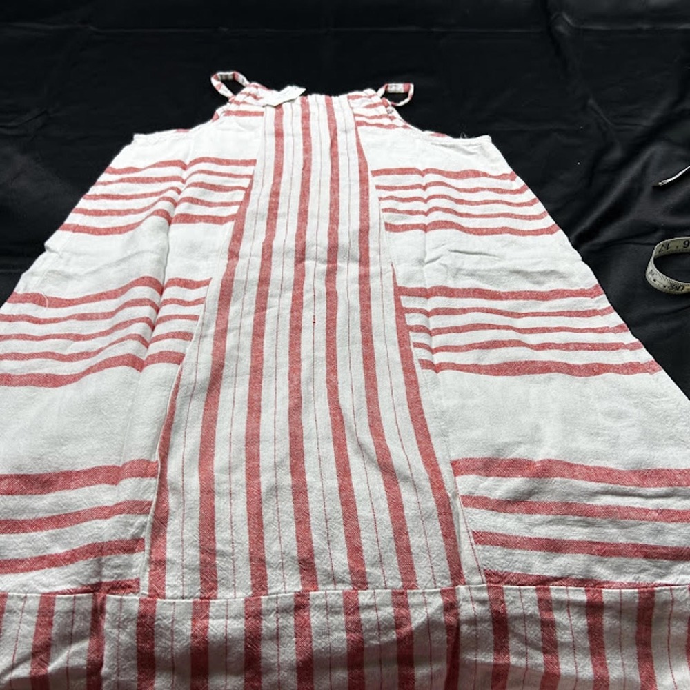 Old Navy Womens Orange White Striped Halter Dress Size XS NWT